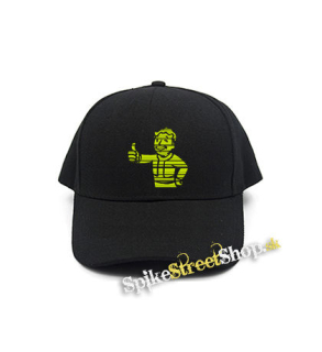 FALLOUT - Vault Boy Green Vintage - čierna šiltovka