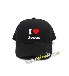 I LOVE JESUS - čierna šiltovka