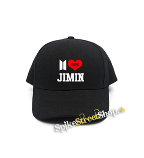 I LOVE JIMIN - Bangtan Boys - čierna šiltovka