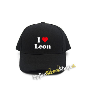 I LOVE LEON - čierna šiltovka
