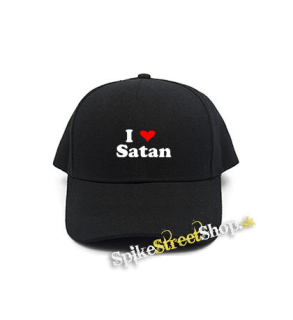 I LOVE SATAN - čierna šiltovka
