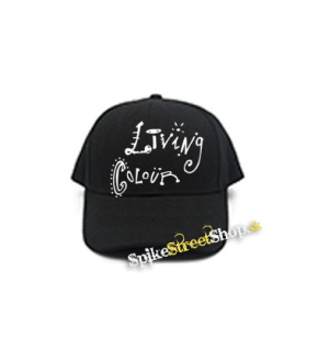 LIVING COLOUR - Logo - čierna šiltovka