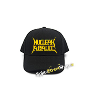 NUCLEAR ASSAULT - Logo Yellow - čierna šiltovka