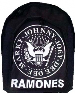 RAMONES - čiernobiele logo - ruksak