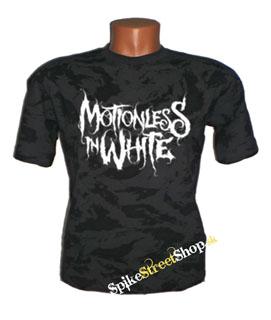 MOTIONLESS IN WHITE - pánske maskáčové tričko - ruský maskáč
