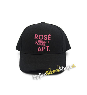 ROSÉ & BRUNO MARS - APT - Pink - čierna šiltovka