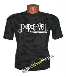 PIERCE THE VEIL - Street Team - pánske maskáčové tričko - ruský maskáč