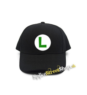 SUPER MARIO - Green Luigi Logo - čierna šiltovka