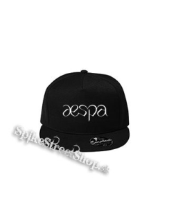 AESPA - Logo - čierna šiltovka model "Snapback"