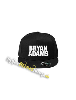 BRYAN ADAMS - Logo - čierna šiltovka model "Snapback"