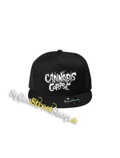 CANNABIS CORPSE - Logo - čierna šiltovka model "Snapback"