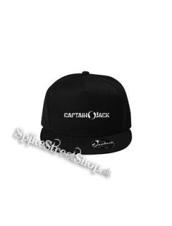 CAPTAIN JACK - Logo - čierna šiltovka model "Snapback"
