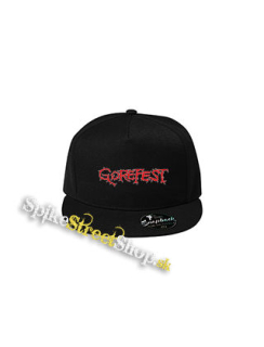 GOREFEST - Logo Red - čierna šiltovka model "Snapback"