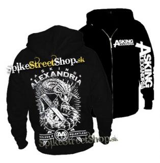ASKING ALEXANDRIA - Reckless - čierna pánska mikina na zips