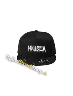 NAUSEA - Logo - čierna šiltovka model "Snapback"