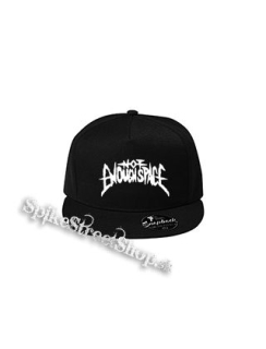 NOT ENOUGH SPACE - Logo - čierna šiltovka model "Snapback"