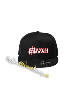 SAXON - Logo - čierna šiltovka model "Snapback"