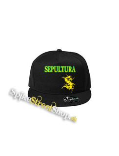 SEPULTURA - Brasil Yellow Logo - čierna šiltovka model "Snapback"