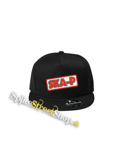 SKA-P - Red Logo - čierna šiltovka model "Snapback"