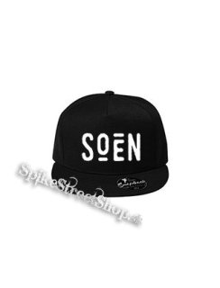 SOEN - Logo - čierna šiltovka model "Snapback"