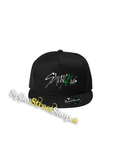 STRAY KIDS - Oddinary Green Logo - čierna šiltovka model "Snapback"