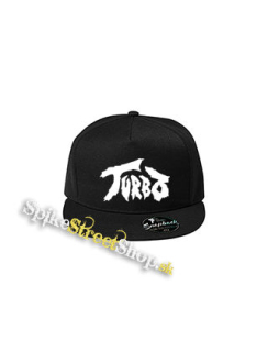 TURBO - Logo White - čierna šiltovka model "Snapback"
