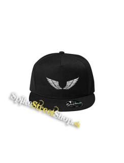 WINGS - Krídla - čierna šiltovka model "Snapback"