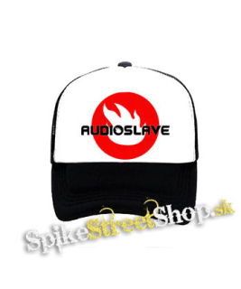 AUDIOSLAVE - Crest - čiernobiela sieťkovaná šiltovka model "Trucker"