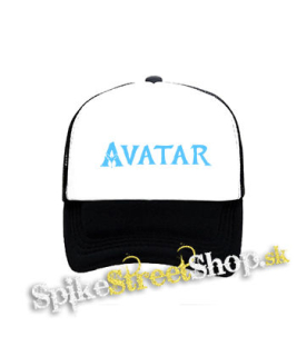 AVATAR - Movie Logo - čiernobiela sieťkovaná šiltovka model "Trucker"