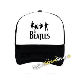 BEATLES - Jump - čiernobiela sieťkovaná šiltovka model "Trucker"