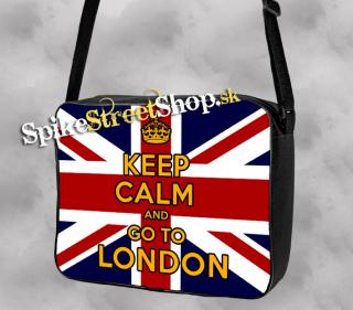 KEEP CALM AND GO TO LONDON - Taška na rameno