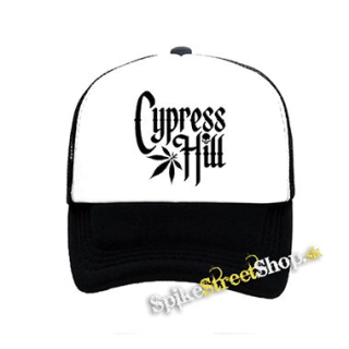 CYPRESS HILL - Logo Motive 2 - čiernobiela sieťkovaná šiltovka model "Trucker"