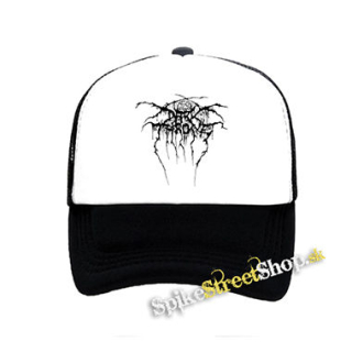 DARKTHRONE - Logo - čiernobiela sieťkovaná šiltovka model "Trucker"