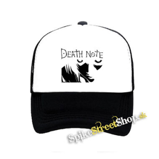 DEATH NOTE - Logo And Portrait - čiernobiela sieťkovaná šiltovka model "Trucker"