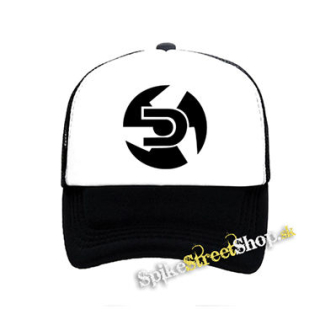 DEATHSTARS - Crest - čiernobiela sieťkovaná šiltovka model "Trucker"