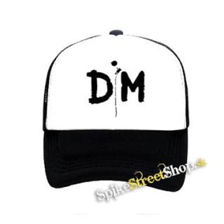 DEPECHE MODE - Logo Violator - čiernobiela sieťkovaná šiltovka model "Trucker"