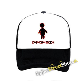DEPECHE MODE - Playing The Angel - čiernobiela sieťkovaná šiltovka model "Trucker"