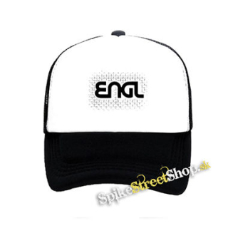 ENGL - Logo - čiernobiela sieťkovaná šiltovka model "Trucker"