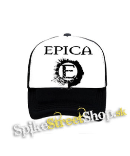 EPICA - Crest - čiernobiela sieťkovaná šiltovka model "Trucker"