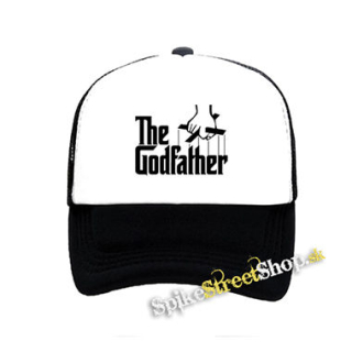 GODFATHER - Logo - čiernobiela sieťkovaná šiltovka model "Trucker"