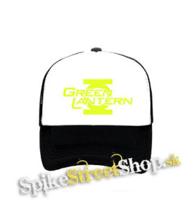 GREEN LANTERN - Logo Motive 2 - čiernobiela sieťkovaná šiltovka model "Trucker"