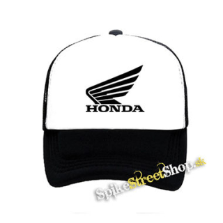 HONDA - Logo - čiernobiela sieťkovaná šiltovka model "Trucker"