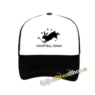 CHAPPELL ROAN - Rabbit Star Logo - čiernobiela sieťkovaná šiltovka model "Trucker"