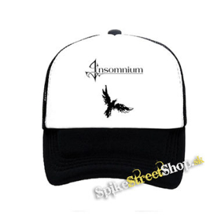 INSOMNIUM - Bird - čiernobiela sieťkovaná šiltovka model "Trucker"