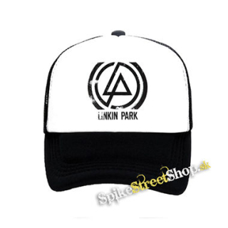 LINKIN PARK - Concentric - čiernobiela sieťkovaná šiltovka model "Trucker"
