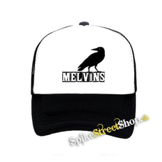 MELVINS - Logo - čiernobiela sieťkovaná šiltovka model "Trucker"