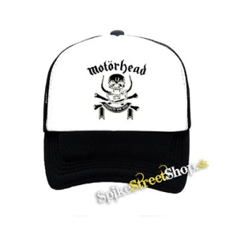 MOTORHEAD - March Or Die - čiernobiela sieťkovaná šiltovka model "Trucker"