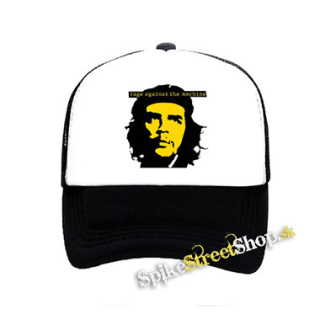 RAGE AGAINST THE MACHINE - CHE - čiernobiela sieťkovaná šiltovka model "Trucker"