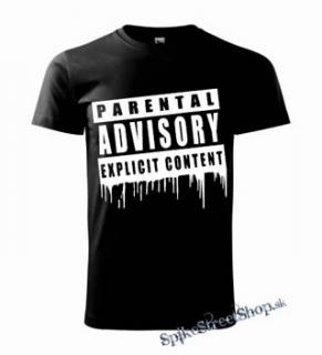 PARENTAL ADVISORY EXPLICIT CONTENT - pánske tričko