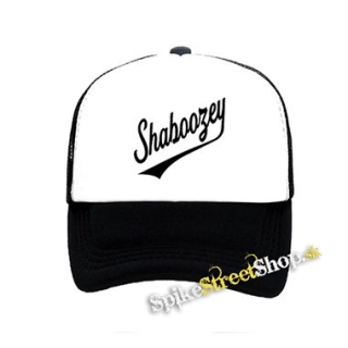 SHABOOZEY - Logo Singer - čiernobiela sieťkovaná šiltovka model "Trucker"
